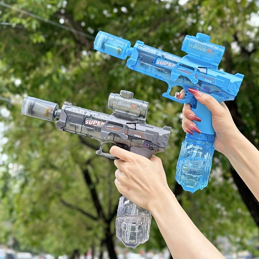 Water Gun Items With Light Linkage Back To The Chamber Blue