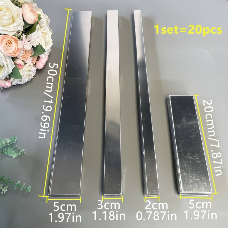 Pro Static Cling Window Film color Silvery size 50.01x3.0cm 20pcs