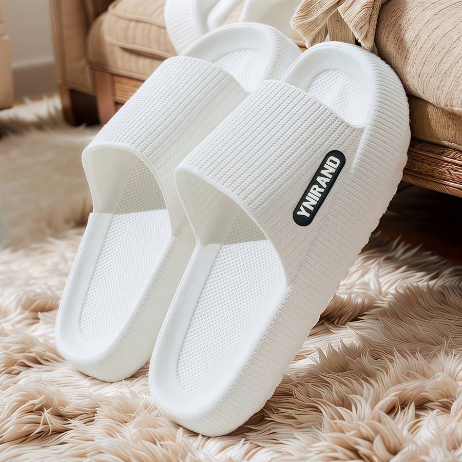 Men Slippers Summer Style Black Size Uk 6.5 To 7