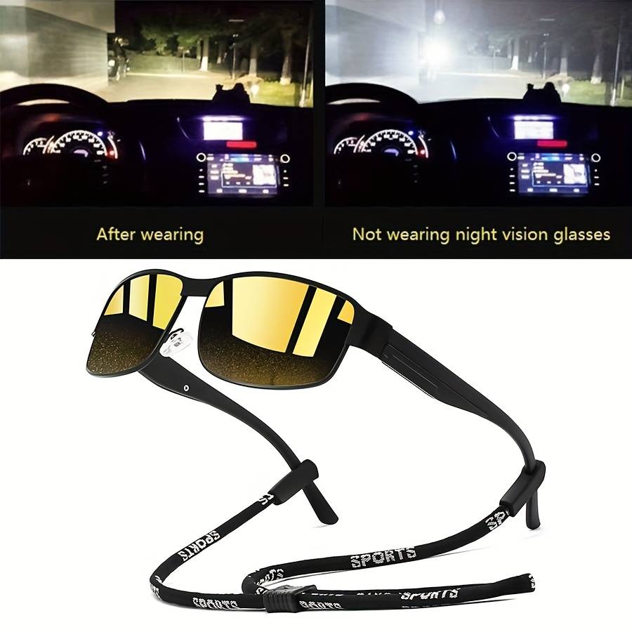 Mens Glasses Color Golden Brown