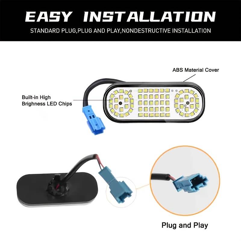 1pc LED Trunk Light for Tesla Model Y High Brightness Ambient Interior Cargo Area L