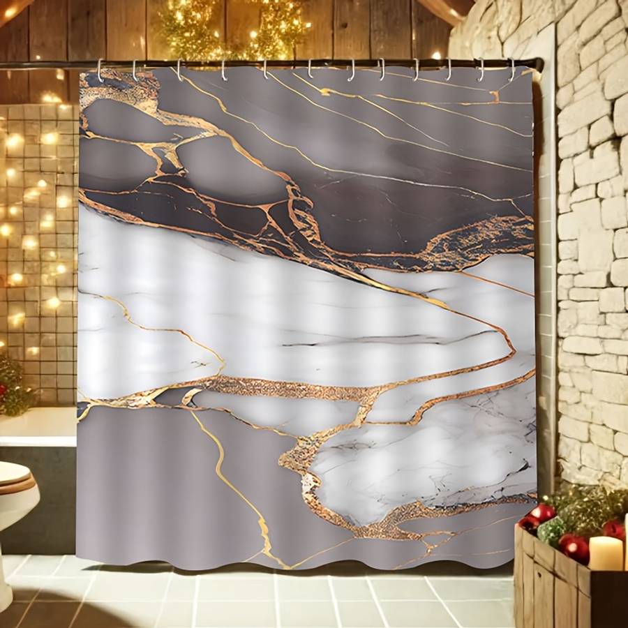 Waterproof Shower Curtain Color Polychrome Size 180X180 180.01Cm*180.01Cm