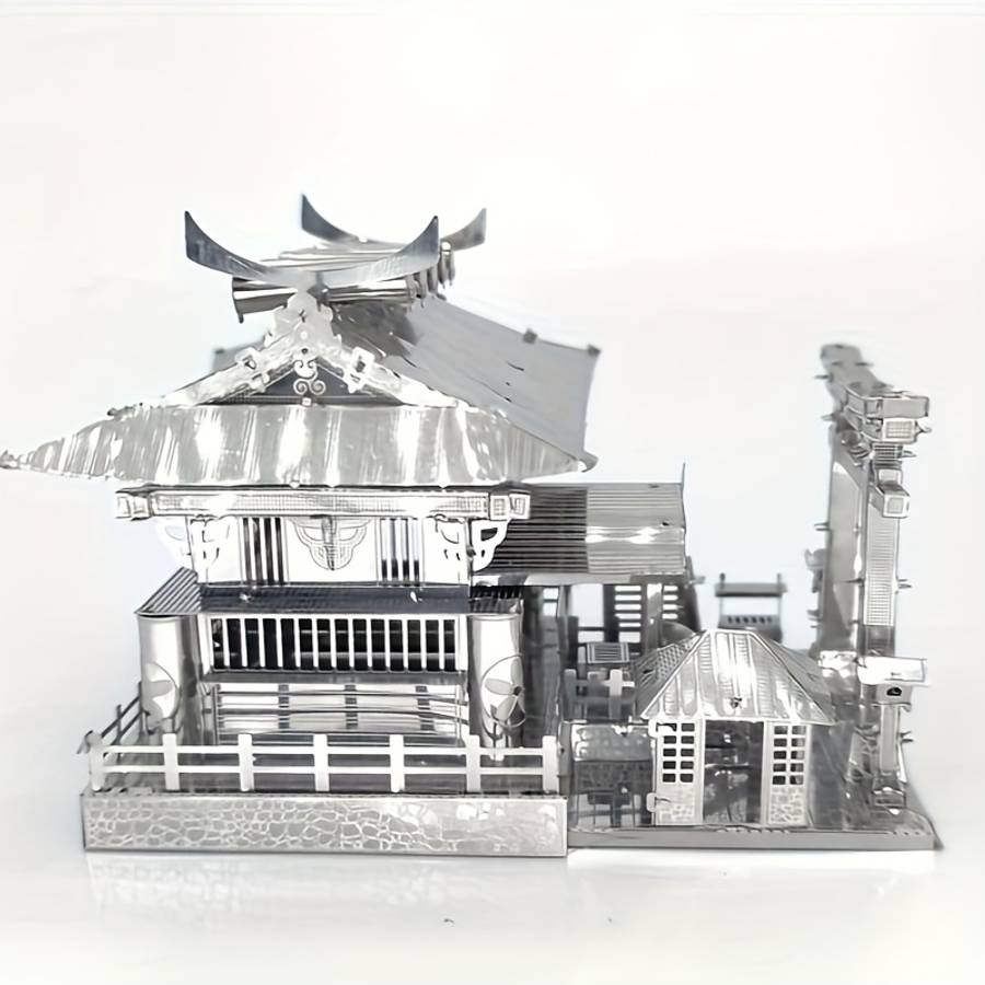 3D Building Model Puzzle Set Style Ly Castle