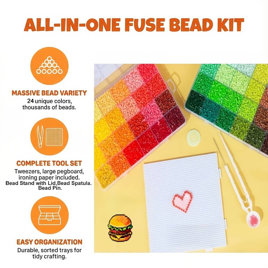 Perler Bead Set No.1234C  Tool Set 52000Pcs