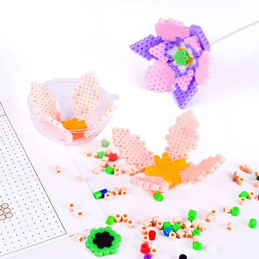 Perler Bead Set Peanut Butter Flower