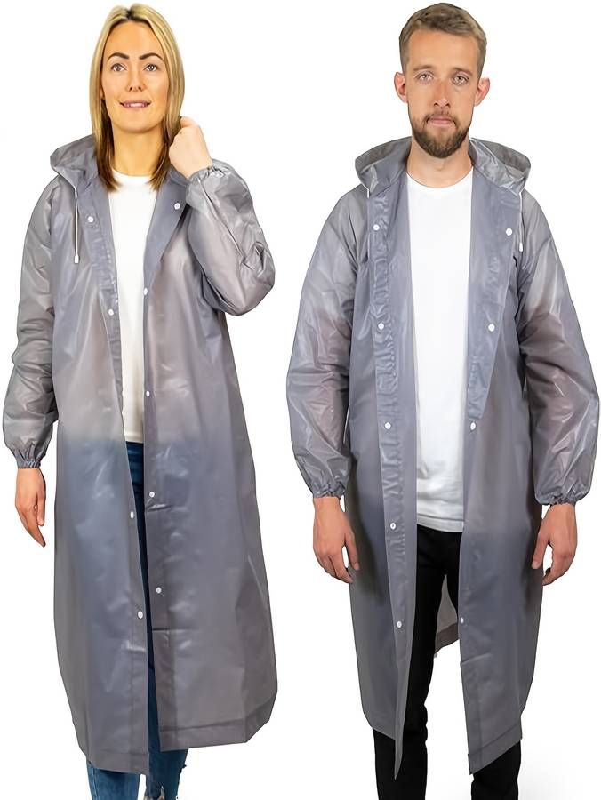 Raincoat Grey Size Asian Onesize