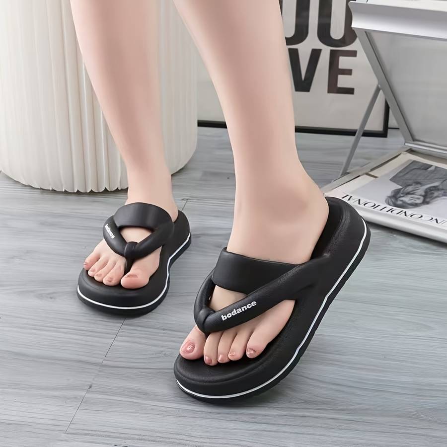 Ladies Summer Flip Flops White Uk 1.5-2