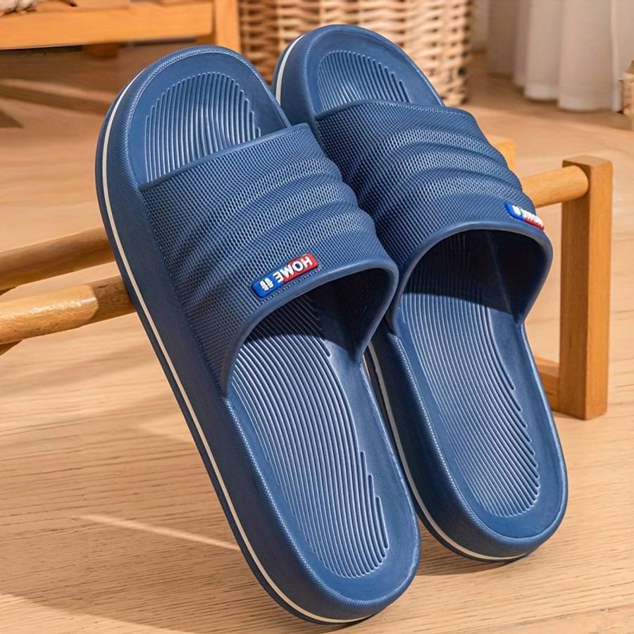 Men Slippers Summer Style Black Size Uk 5.5 To 6