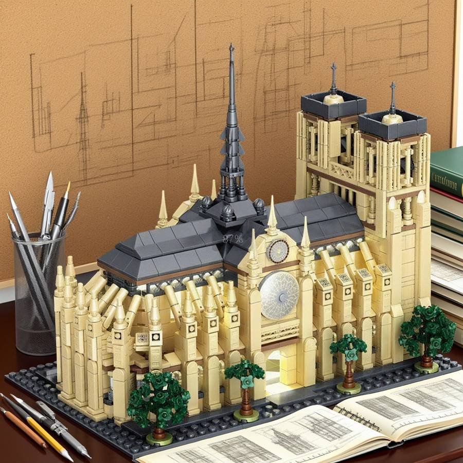 Building Toy Architectural Model Toy Set Model Gms T2106