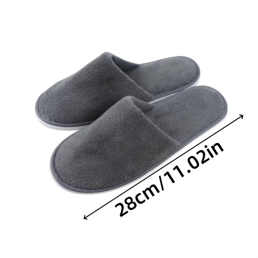 Cotton Slippers Color Grey Sizeone-Size