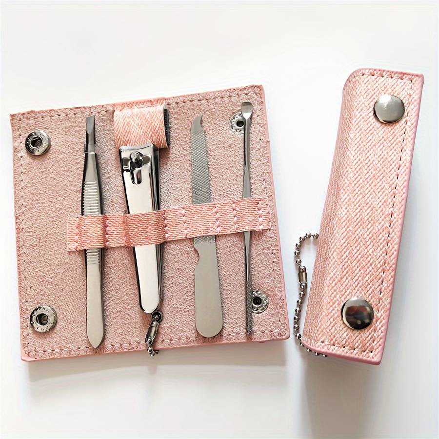 4pcs Carbon Steel Stainless Steel Beauty Tool Kit Hypoallergenic No Electricity or Battery Ne