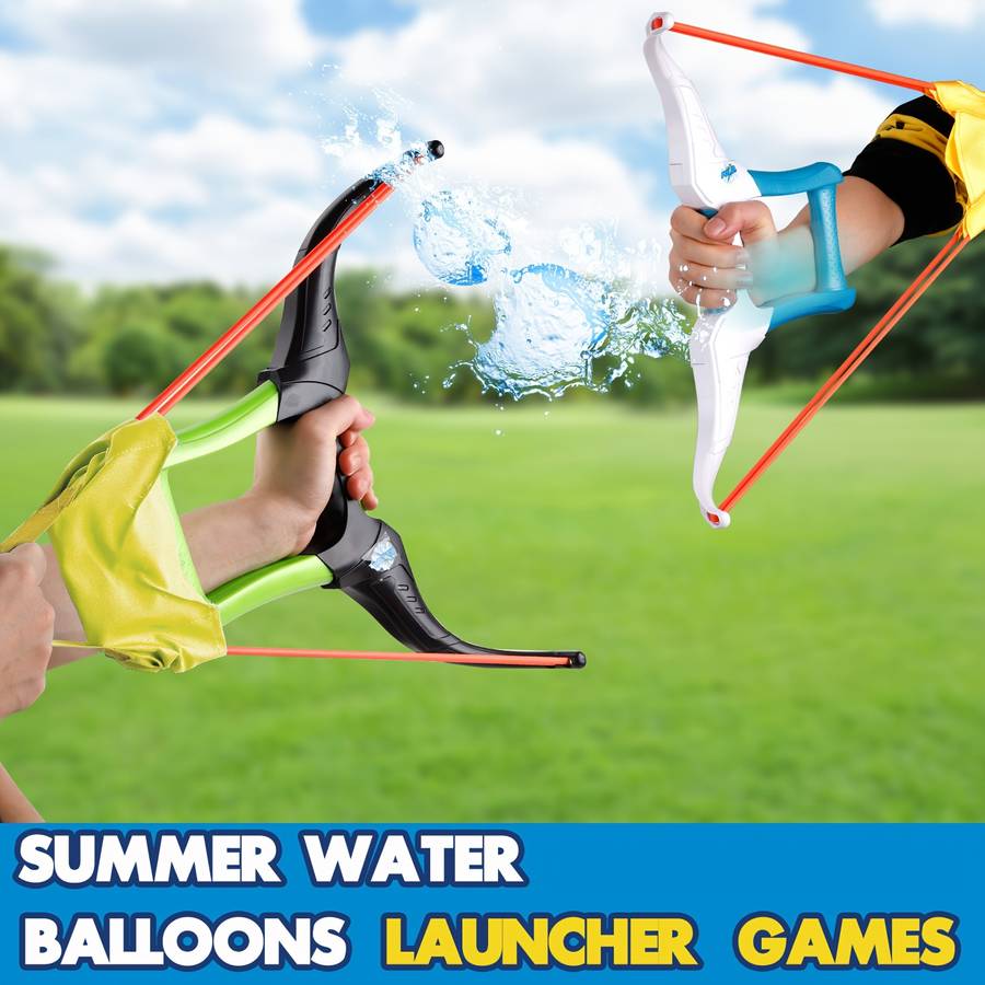 Toy Weapons Items Black Green Launching Bow  Add  12 Water Balloons  Add  Storage Bag