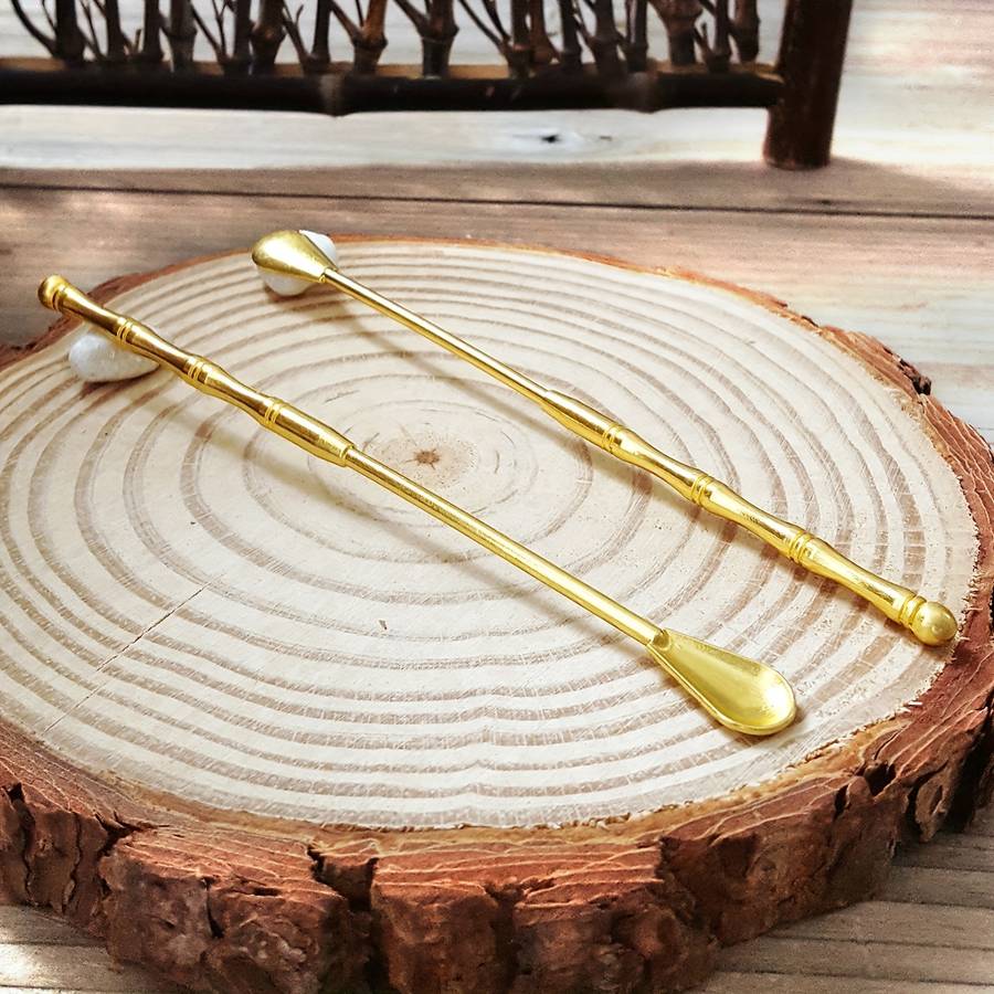 Incense Burner Style  Long Handle Spoon