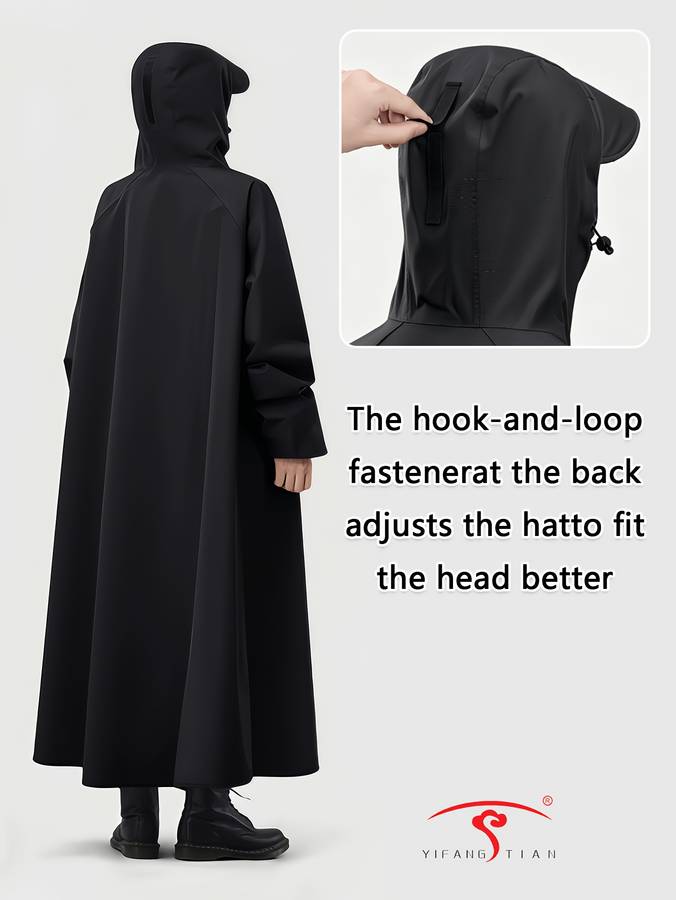 Raincoat Black Size Uk S