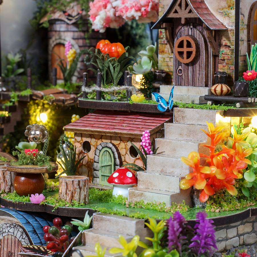 Building Toy Architectural Model Toy Set Items Forest Secret