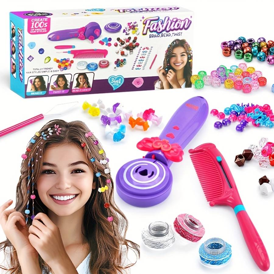 Hair Braiding Products Model Threeinone Braiding Artifact Tool Applicable People6 Years Old