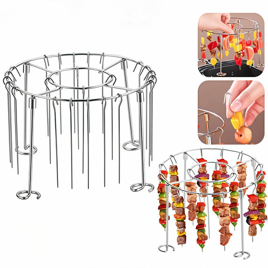 Grill Rack Model Detachable  Upgraded Version Includes Bbq Skewers