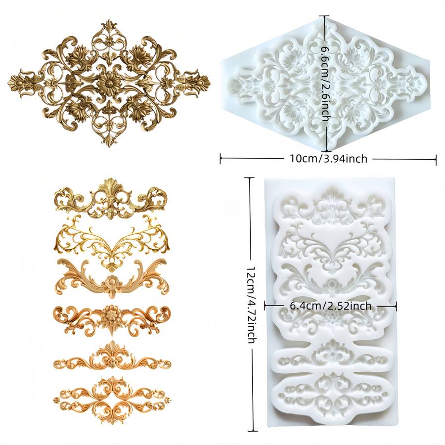 Suitable For Baking Molds Style Lace B