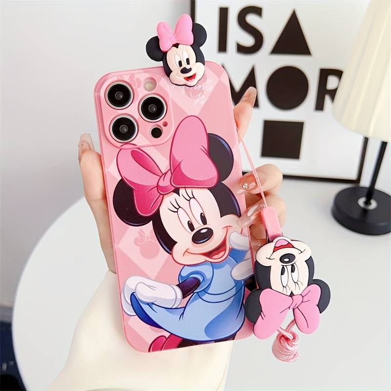 1Pc Pink Red For iPhone 15 Pro Phone Case Phone Cover