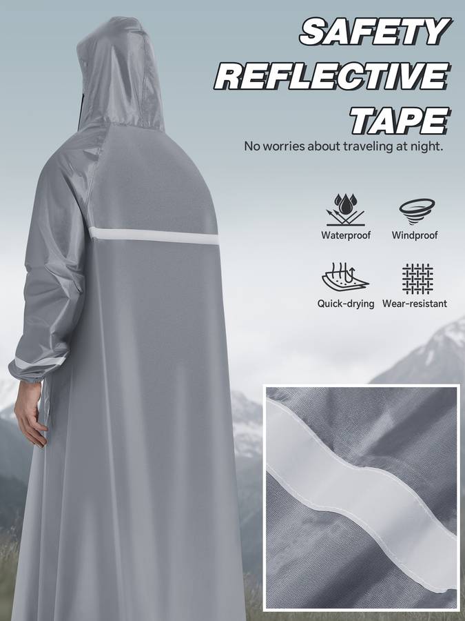 Raincoat Grey Size Uk M