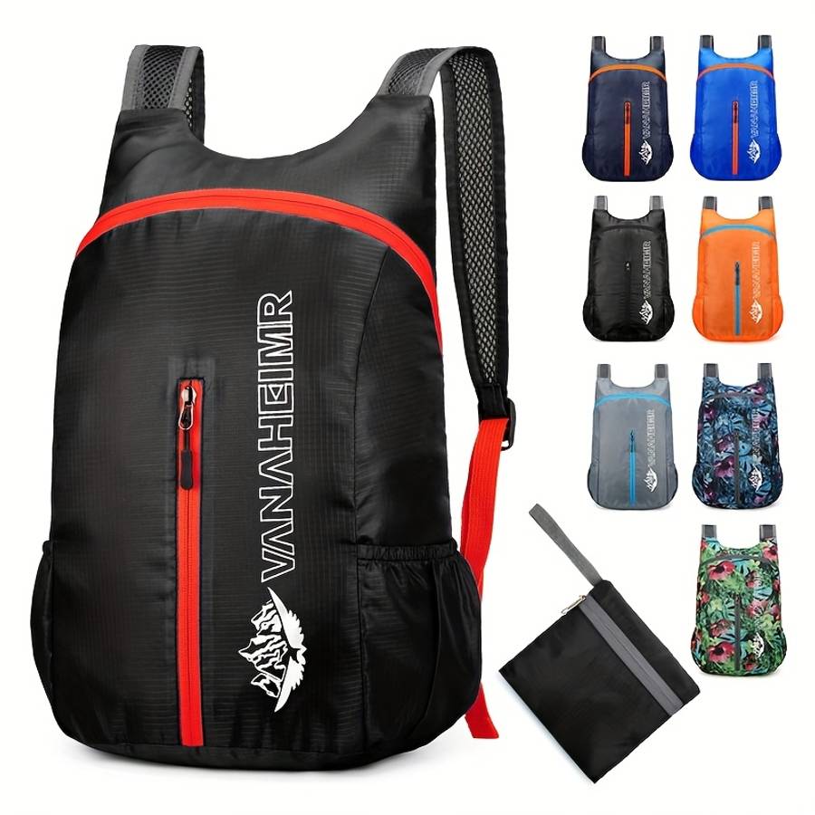 Professional Unisex Outdoor Travel Camping Folding Backpack Ultra Lightweight