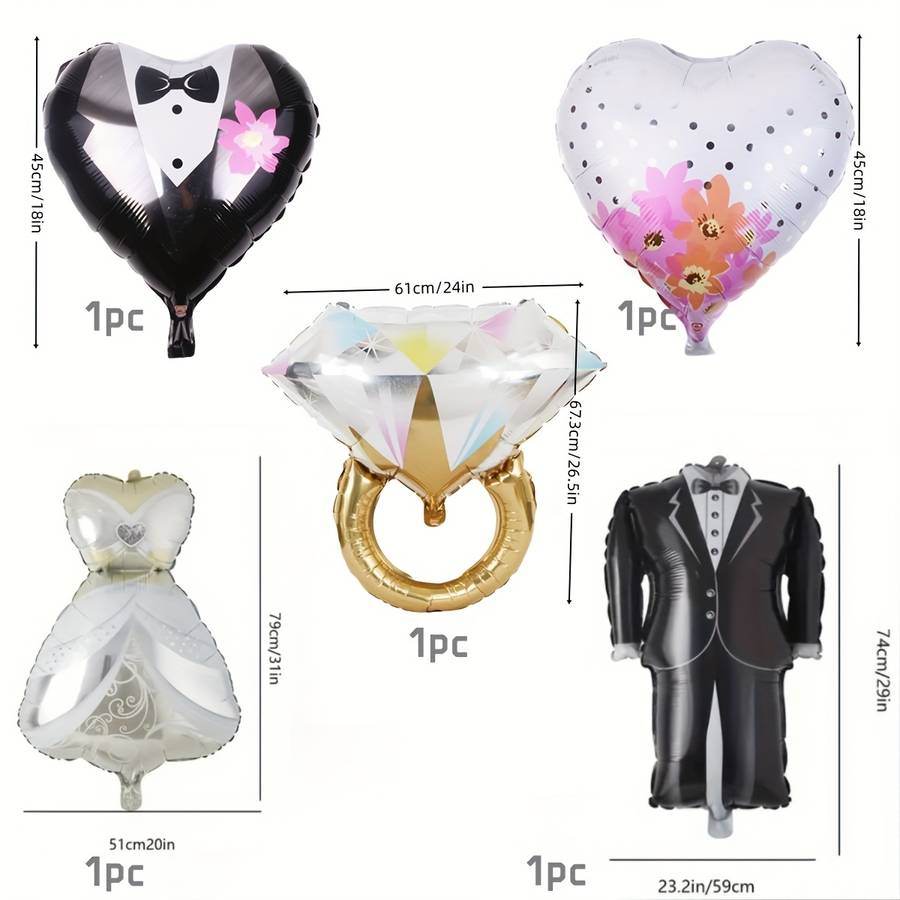 Wedding Supplies Style 5Pcs Bride Style