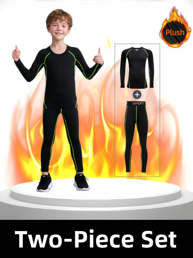 Thermal Underwear Color Black Black Line Size78Y