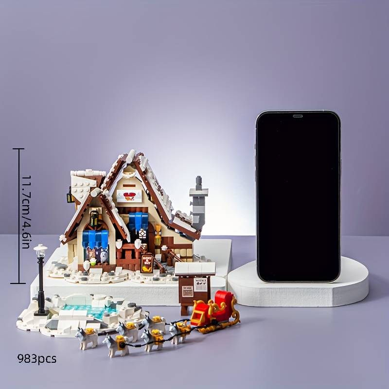 Building Toy Architectural Model Toy Set Style Santa S House