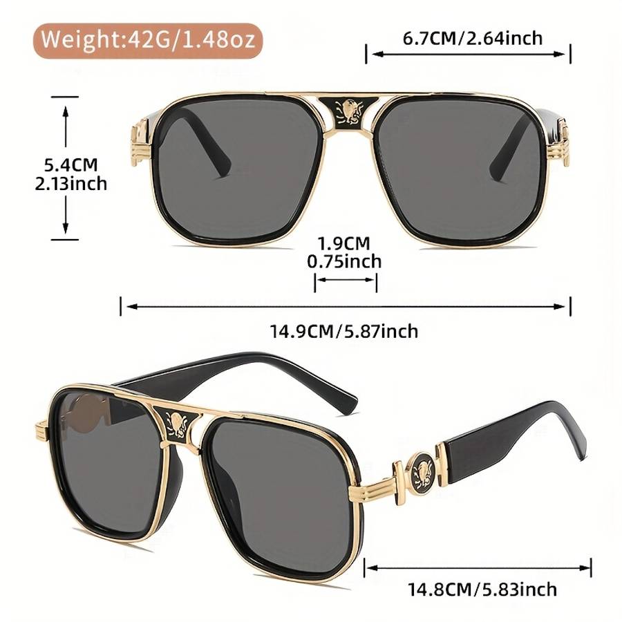 Mens Glasses Color Double Grey