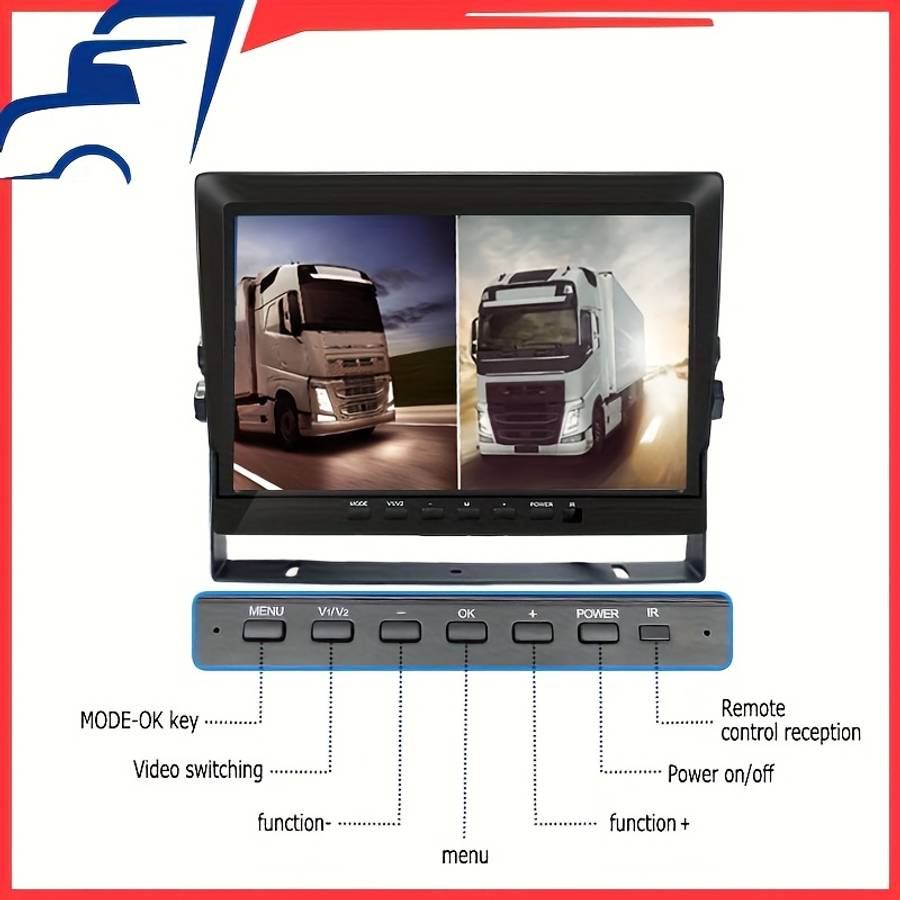 Dashcam Model U10.1 Inch   2 8 Lights   15 Meters   5 Meters   64G Memory Card