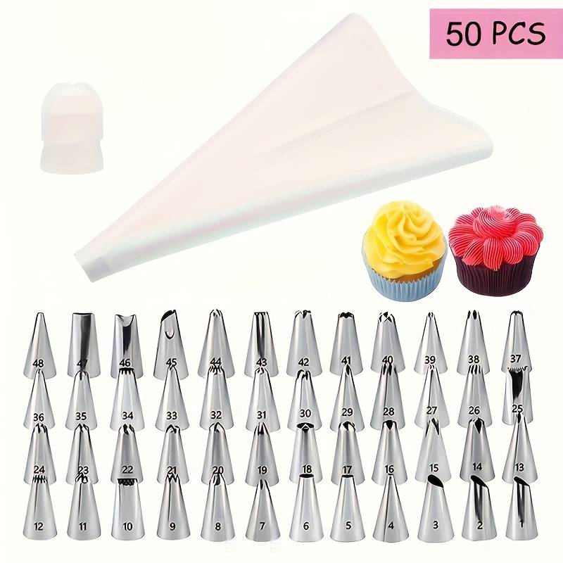 Professional Cake Decorating Head Items 50 Piece Decorating Set