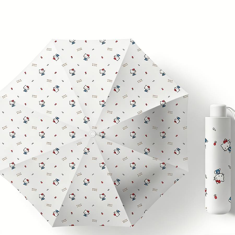 Umbrella Style Hellokitty  White 8K
