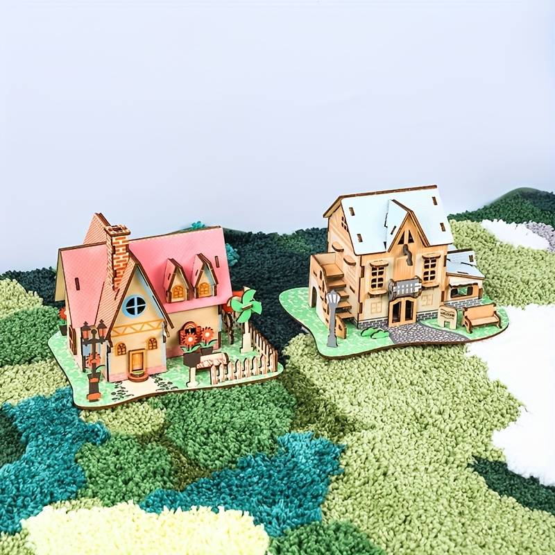 Building Toy Architectural Model Toy Set Model Fairy Tale Castle