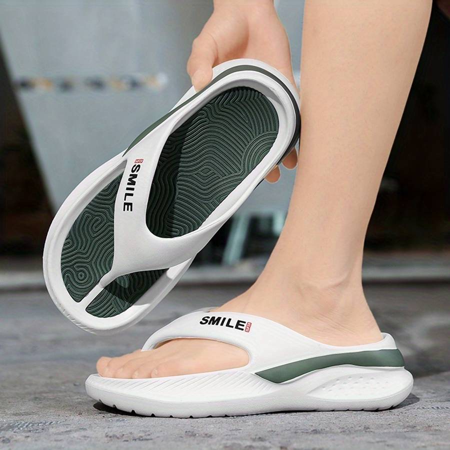 Men Slippers Summer Style Black Size Uk 4.5 To 5