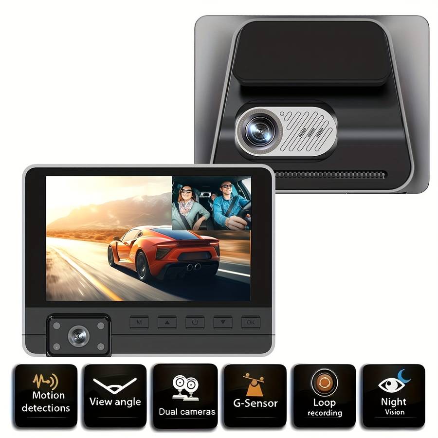 Dashcam Color Black With 32G Memory Card
