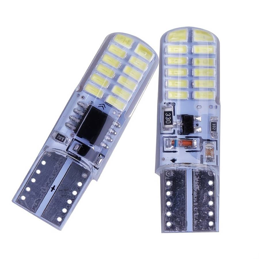 2pcs Super Bright LED Bulbs T10 921 194 168 175 3014 24-SMD Replacement for RV Campe