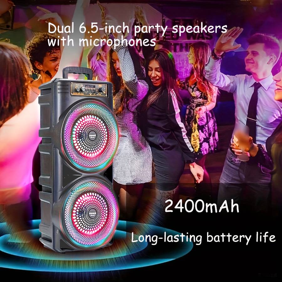 Smart Featuring Crystal Sound 8000W Karaoke Speaker With For Outdoor Party