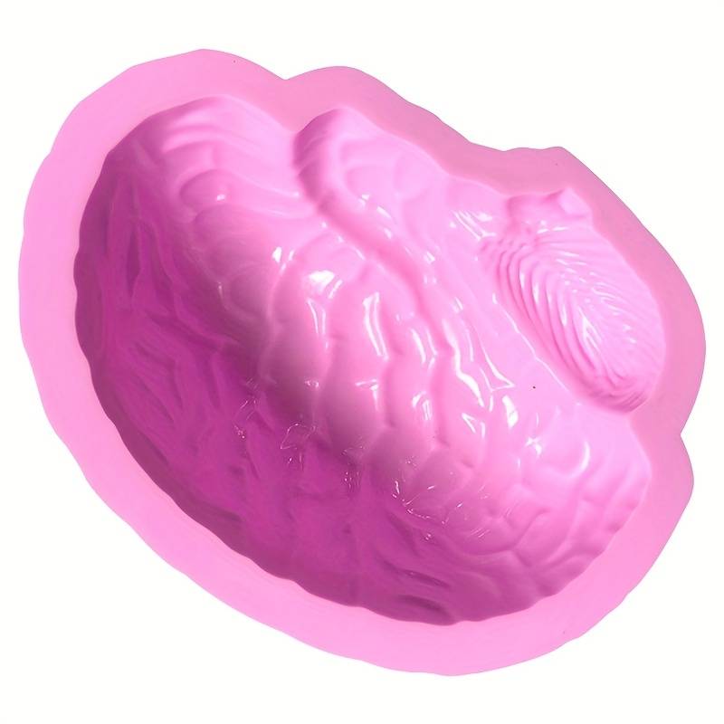 Suitable For Baking Molds Color Pink Brain