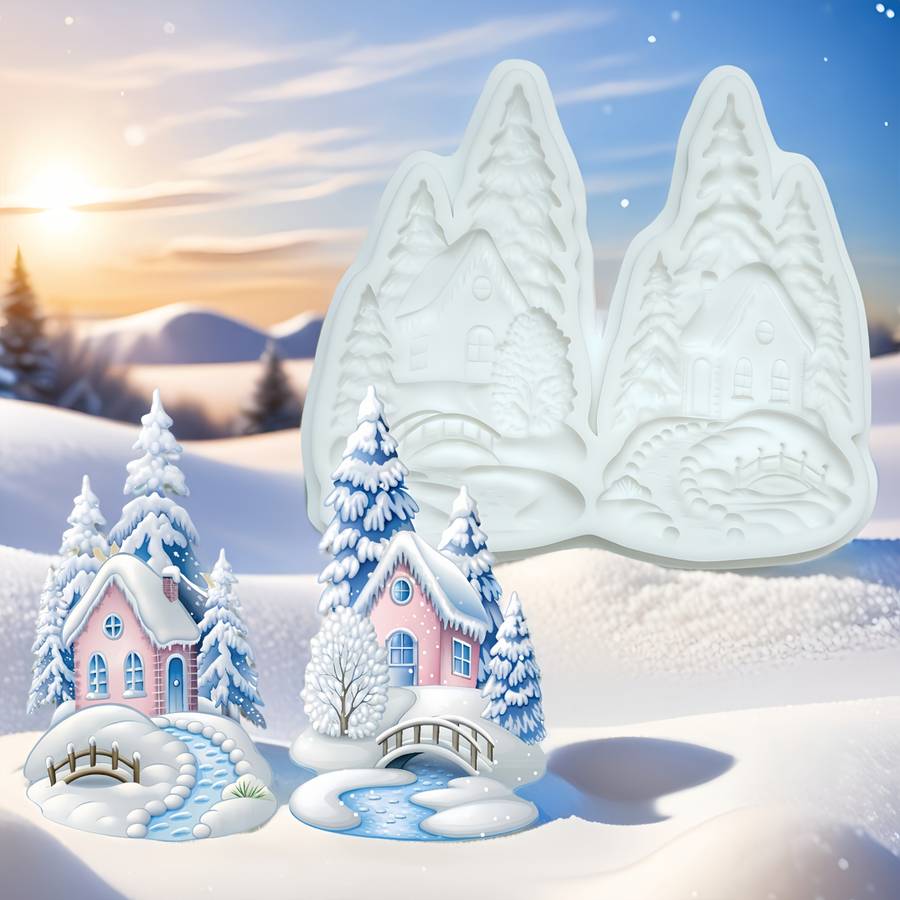 Suitable For Baking Molds Style Christmas Tree Santa Claus
