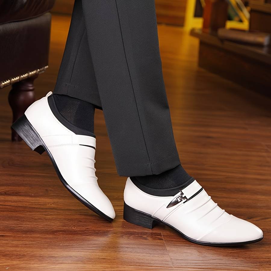 Mens Leather Shoes Color White Sizeuk 11