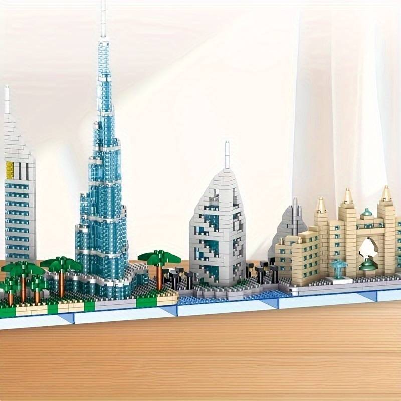 Building Toy Architectural Model Toy Set Quantity 2220Pcs