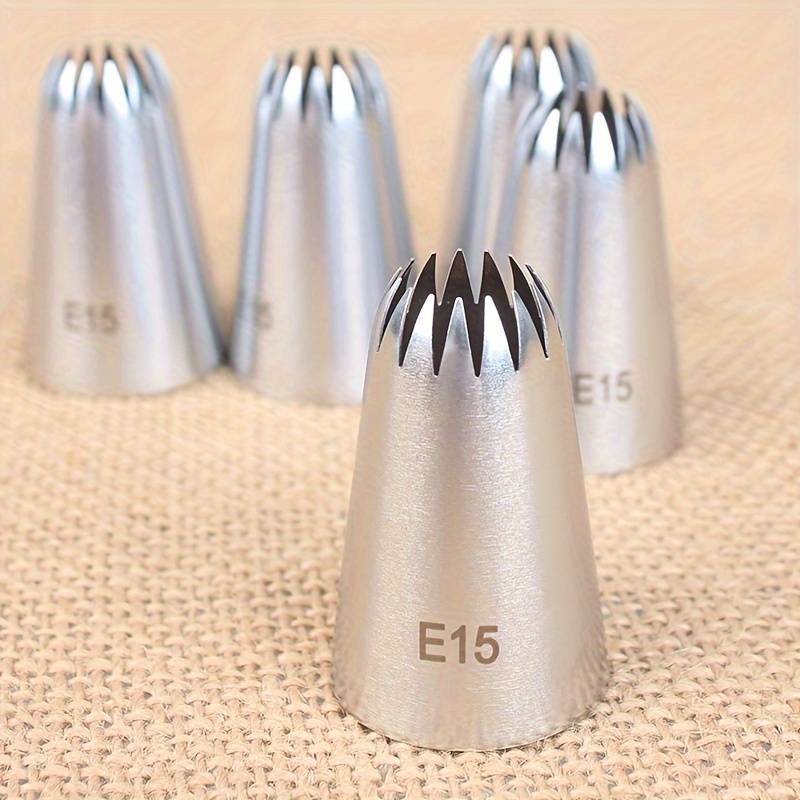 Professional Cake Decorating Head Model E15 5 Pieces