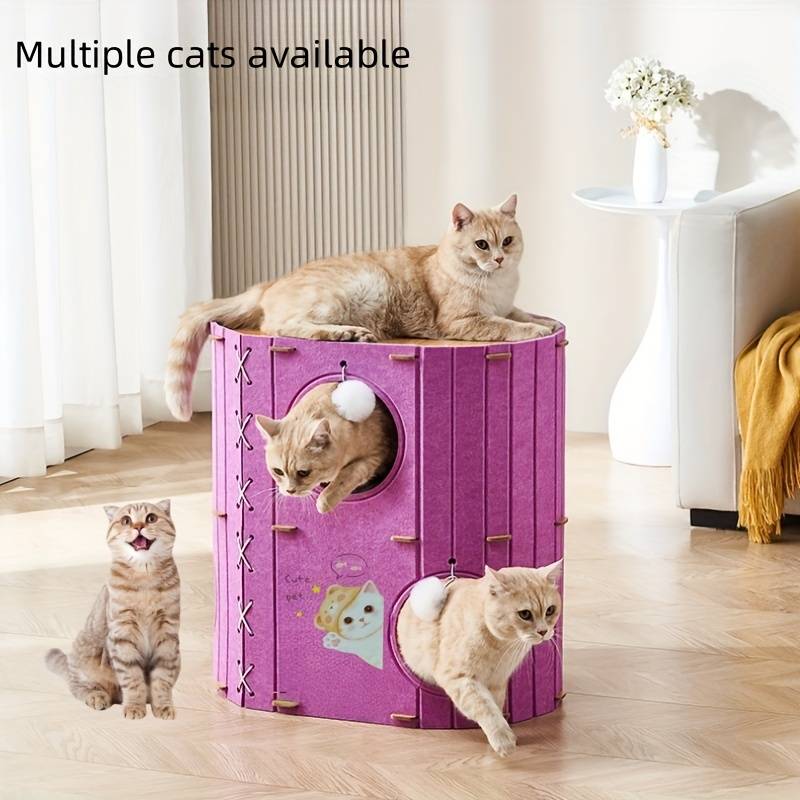 Pet Supplies Color Purple Model Double Layer
