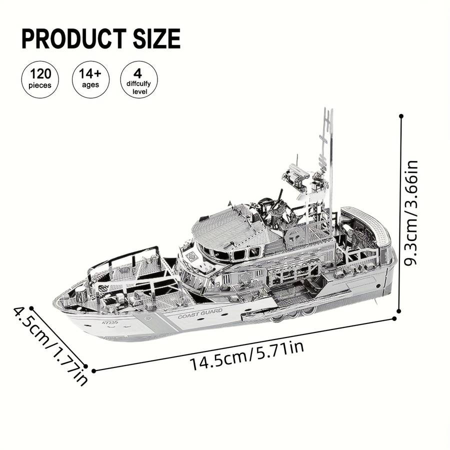 3D Jigsaw Puzzle Model Ship Items Lifeboat