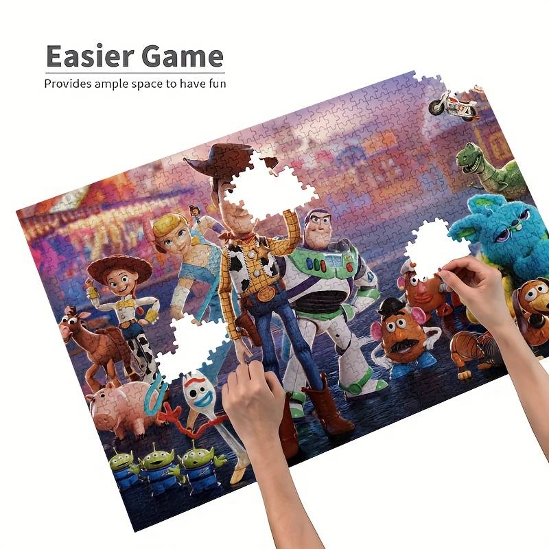 1000pcs Jigsaw Puzzle 75.01 x 50.01 cm Vibrant Wooden Pieces with Iconic Characters