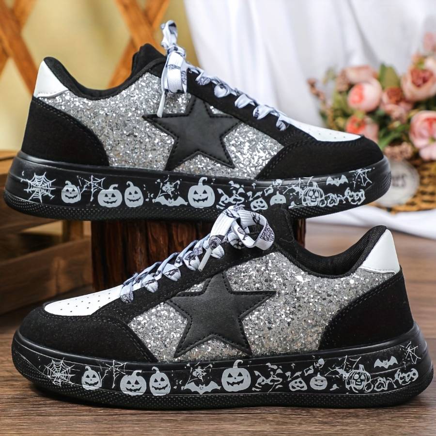 Women S Sneakers Color Black And White Bottom With Black And White Sizeuk 9