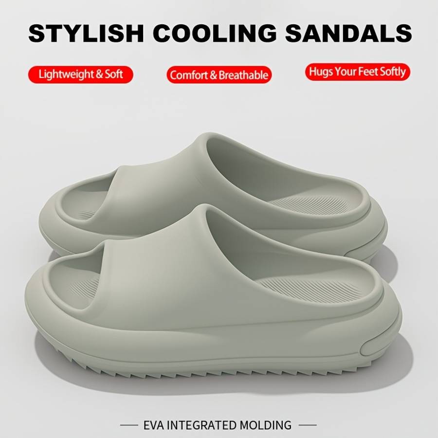 Men Slippers Summer Style White Size Uk 4.5 To 5