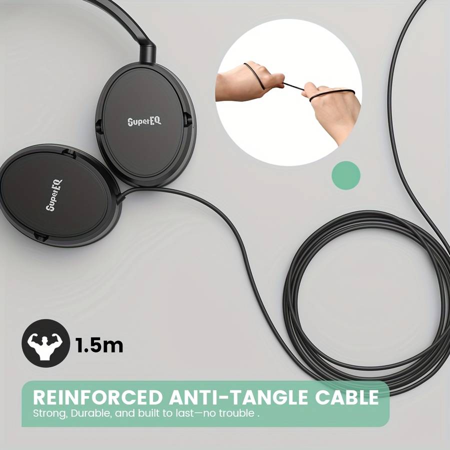 Wired Headphones Black
