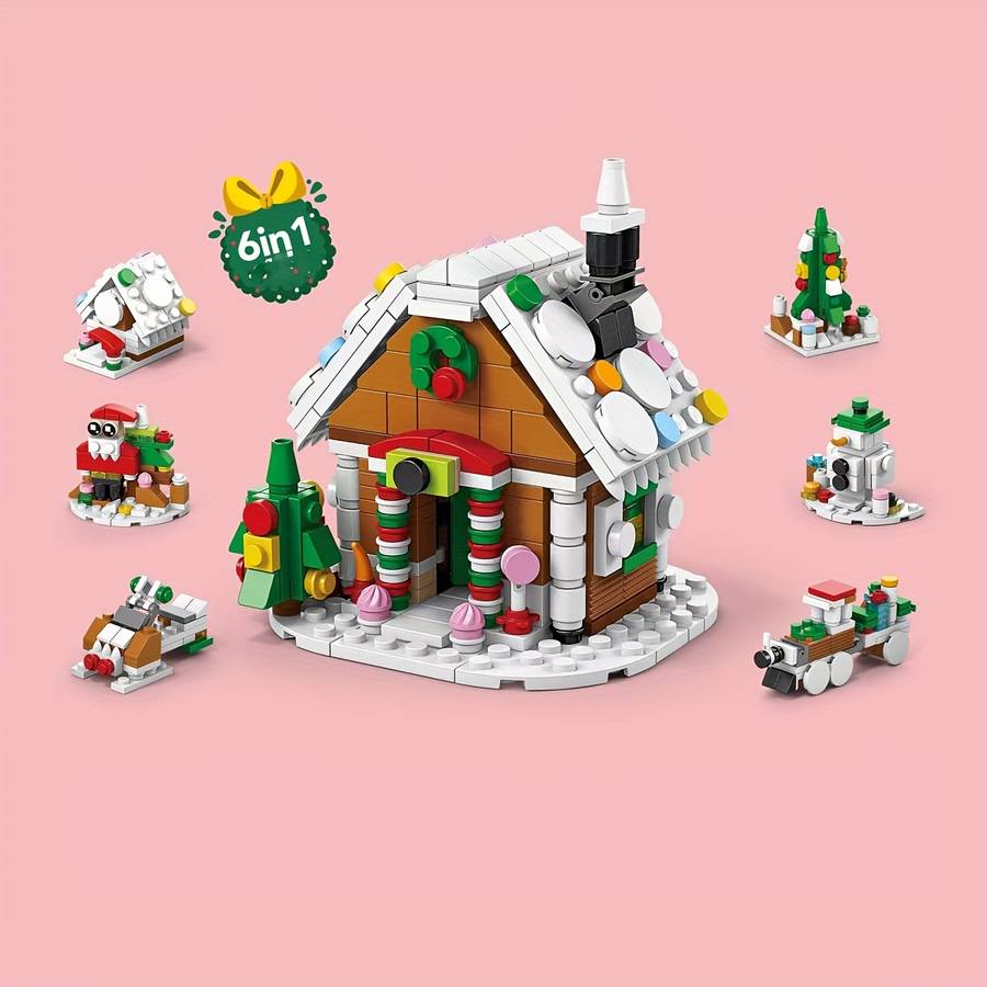 Building Toy Architectural Model Toy Set Style Holiday Season Selling Car