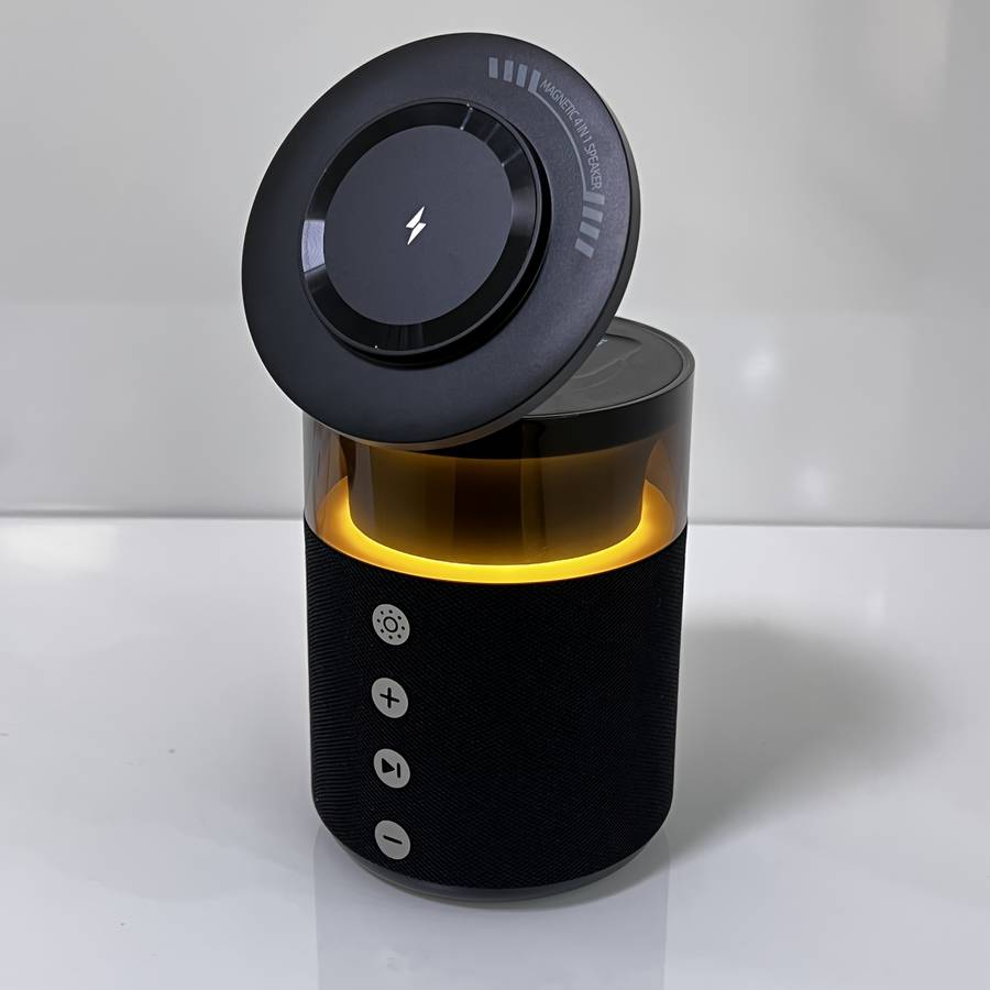 Modern Dual Channel Design Magnetic Wireless Charging Station For Festival